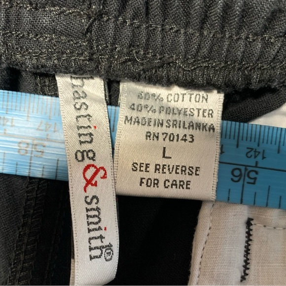 3/$10 Hastings & Smith Women’s Large Black Pull On Pant Elastic Waist - Picture 8 of 10